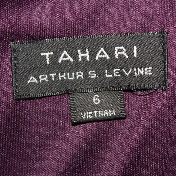 ⬇️$25 Tahari ArthurS. Levine Purple 3/4 Sleeve Dress - Picture 10 of 13